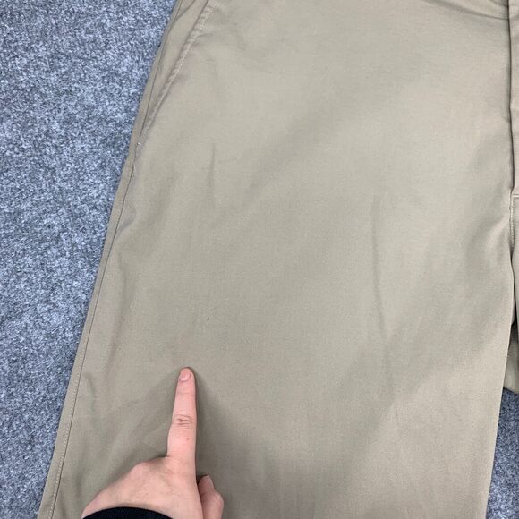 Nike Golf Short Mens 38 Beige Dri Fit Tour Performance Tech Flat Front Chino - Picture 3 of 12